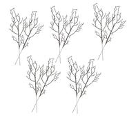 CAXUSD Rami Artificiali Decorativi Secchi Per Interni 14.8 Pollici Steli Finti Di Corno Per Fai Da Te E Decorazione Casa Halloween Vasi Fiori Finti Che Sembrano Veri