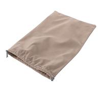 CAXUSD Sacchetto di Stoccaggio per Aspirapolvere da Auto Flock Resistente Coulisse, Borsa Multifunzionale Beige per Viaggio e Organizzazione Accessori