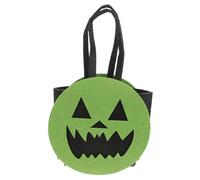 CAXUSD Sacchetto per Dolcetti di Halloween Riutilizzabile Non Tessuto Adatto per Bomboniere E FESTIVITÀ Design A Forma di Diavoletto Colorato