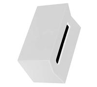 CAXUSD Scatola Fazzoletti Da Parete Organizzatore Fazzoletti in Plastica Bianco Facile Installazione Fori Per Bagno
