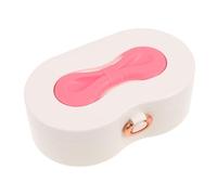 CAXUSD Scatola Gioielli con Valigetta Trucco con Compartimenti per Cosmetici Fermagli e Organizer Portatile per Bambine Rosa
