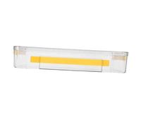 CAXUSD Scatola Portadocumenti Trasparente Con Divisori Piccola Scatola Per Carte Contenitori Per Francobolli Organizzatore Multifunzionale