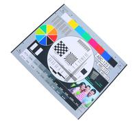 CAXUSD Scheda Di Prova Della Telecamera Grafico Di Prova Cctv Regolazione Della Messa A Fuoco Del Colore Dell'Obiettivo