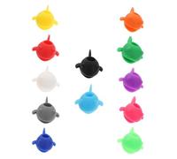 CAXUSD Segnabicchieri in Silicone 12 Pezzi per Feste, Marcatori per Bicchieri Facili da Pulire senza Odore, per Aperitivi e Cocktail Colore Casuale