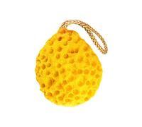 CAXUSD Spugna Da Bagno A Nido D'ape Naturale Esfoliante Per Corpo Scrub Confortevole Poliuretano Leggera Trasportabile