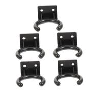 CAXUSD Supporto da Parete per Microfono 33mm, Gancio Morsetto per Microfono Vite, Set 5 Pezzi per Studio, Radio Cb e Registrazione Audio, Accessori Compatti e Facili da Installare