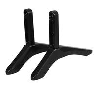 CAXUSD Supporto da Tavolo per Tv in Ferro Stabile Base Triangolare, Compatibile Fori 20-55 Mm, Portata 45 Kg, Supporto per Base Televisiva per Sostituzione e Uso Domestico