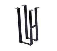 CAXUSD Supporto per CPU Regolabile sotto Scrivania, Nero, capacità 25 kg, 1 unità, Montaggio Facile per Computer Desktop e Portatile