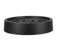 CAXUSD Supporto per Piante con Ruote da 22 Cm con Vassoio di Drenaggio Integrato, Sottovaso Mobile Nero con Ruote Girevoli per Interno ed Esterno, Carrello Portavasi Resistente