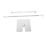 CAXUSD Supporto Sfondo Fotografico Mini T Regolabile in Inossidabile per Fotografia Prodotti e Still Life Portatile e Facile Montare