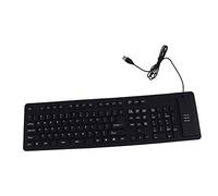CAXUSD Tastiera Avvolgibile Portatile 109 Tasti Tastiera Usb in Silicone Protezione Ambientale Adatta Per Casa Ufficio Scuola