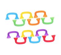 CAXUSD Telefono Giocattolo per Bambini Piccoli 12 Pezzi, Cornetta Telefonica in Plastica Robusta, Gioco Educativo per Sviluppo Linguaggio e Capacità Comunicative, per Scuola e Casa