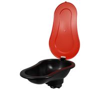 CAXUSD Toilette Portatile compatta in plastica per Campeggio e Viaggi, Facile da trasportare, Adatta per Camper e Strade