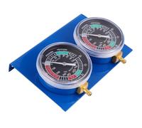 CAXUSD Vacuometro Bicilindrico per Carburatori Moto Due Manometri, Metallo e Plastico, Kit Tubo per Sincronizzare e Bilanciare la Moto a Casa