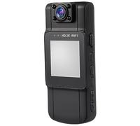 CAXUSD Videoregistratore Telecamera Indossabile Mini Con Schermo E Obiettivo Girevole Alta Definizione Per Esterni E Attività Sportive