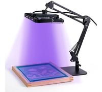 Caydo Unità di esposizione del LED 50W per la stampa dello schermo, luce UV di stampa dello schermo con il supporto ritrattabile e regolabile per la stampa dello schermo e cianotipi