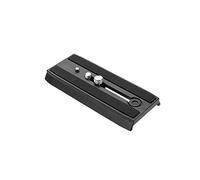 Cayer Piastra a sgancio rapido scorrevole, piastra QR universale QR120 con viti di montaggio da 1/4 di pollice e 3/8 di pollice per testa fluida per Manfrotto 501 500AH 503HDV 504HD