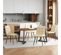 Cayipng 117 * 68cm Juego de Mesa de Comedor de 5 Piezas con 4 Sillas Tapizadas de Terciopelo, mesas de cocina rectangulares con patas Negras, Estructura de Metal y Tablero de Mármol, nogal