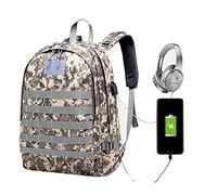 Cayla Zaino USB per Laptop PUBG da Uomo Zaini Tattici Militari Borsa da Viaggio Zaino Universitario
