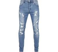 Cayler & Sons Pantaloni con pannelli in denim Pantaloni angosciati blu medio W36-L32 Blu
