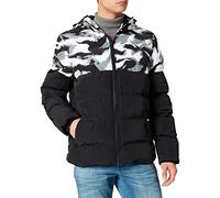 Cayler & Sons Statement Brushcamo Yoke Piumino Giacca, Nero/Grigio, XL Uomo