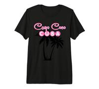 Cayo Coco Cuba Palma Tropicale Retro Maglietta Premium