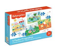 Cayro - 4 Puzzle Progressivi - Sviluppo Cognitivo - Sfida La Mente Dei Bambini - Diversi Livelli Di Difficoltà - Impara Mentre Giocano - Ideale Come Regalo - Incoraggia La Creatività