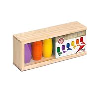 Cayro - Accessori Parcheesi - + 8 Anni - Bicchieri, Fiches E Dadi In Legno Per 6 Persone - Gioco Da Tavolo Per Bambini E Adulti - Da 2 A 6 Giocatori