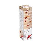 Cayro - Block & Block - + 5 Anni - Modello Classico In Legno - Gioco Da Tavolo - Ideale Per Bambini E Adulti - Torre Bar Impilabile - Da 2 A 8 Giocatori