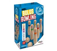Cayro - Bowling - + 3 Anni - Modello Grande In Legno - Divertente Gioco Da Tavolo - Bambini E Adulti - Include 6 Birilli E 2 Palline - Da 2 A 8 Giocatori