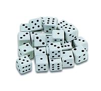 Cayro - Busta Da 25 Dadi - Punte Da 12 Mm - Multicolor - Per Giochi Da Tavolo Facile Da Trasportare - Ideale Per Tutta La Famiglia