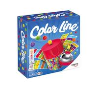 Cayro - Color Line - + 5 Anni - Azione E Velocità - Gioco Da Tavolo Educativo E Divertente - Bambini E Adulti - Con Campana E Raccogli Palline - Da 2 A 4 Giocatori