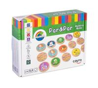 Cayro - Coppia E Coppia - Trova Le Coppie - Gioco Di Memory Per Bambini - 20 Pezzi Di Legno - Per 2-4 Giocatori
