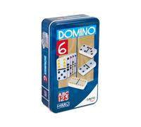 Cayro - Domino - + 6 Anni - Modello Multicolor Con Gettoni Colorati - Classico Gioco Da Tavolo Per Bambini E Adulti - Ideale Per Viaggi - Da 2 A 4 Giocatori