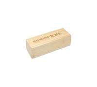 Cayro - Domino XXL - + 6 Anni - Gioco da Tavolo per Bambini e Adulti - Tessere di Grandi Dimensioni - Classico Gioco di Domino - con Scatola di Legno per riporre Le Tessere - da 2 a 4 Giocatori