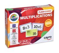 Cayro - Moltiplicazioni Di Carte In Flash - Gioco Di Moltiplicazioni Con Carte - Tabelline Da 1 A 10 - Impara Divertendosi - Gioco Matematico