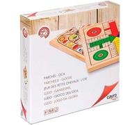 Cayro - Parcheesi E Oca - + 5 Anni - Modello In Legno - Gioco Da Tavolo Per Bambini E Adulti - Con Tavolo Reversibile - Divertimento In Famiglia - Da 2 A 4 Giocatori
