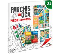 Cayro Gioco Da Tavolo Parchís+oca In Legno Massello 40 Cm