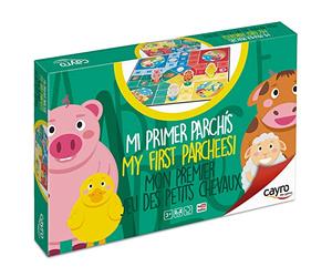 Cayro - Il Mio Primo Parcheesi - + 3 Anni - Board And Chips - Classico Gioco Da Tavolo Per Bambini - 2-4 Giocatori - Regole Più Semplici - 50 X 50 Cm