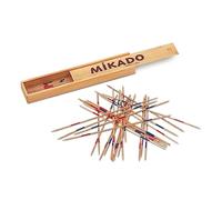 Cayro - Mikado - + 6 Anni - Modello In Legno - Gioco Da Tavolo - Bambini E Adulti - Con Scatola E Coperchio Scorrevole - Divertimento Ed Equilibrio - Da 2 A 8 Giocatori