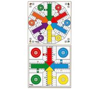 Cayro - Parcheesi Board - Legno - Da 4 A 6 Giocatori - Misure 40 X 40 Cm - Resistente E Facile Da Trasportare - Ideale Per Tutta La Famiglia - Divertimento Garantito