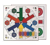 Cayro - Parcheesi Board Per 4 E 6 Giocatori - Board In Legno - Gioco Da Tavolo Per Famiglie - Gioco Tradizionale - Resistente E Facile Da Trasportare - Divertimento Garantito