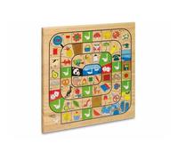 Cayro - Parcheesi E Oca - + 5 Anni - Modello In Legno - Gioco Da Tavolo Per Bambini E Adulti - Con Tavolo Reversibile - Divertimento In Famiglia - Da 2 A 4 Giocatori