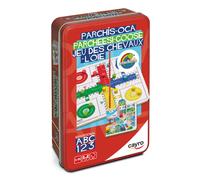 Cayro - Parcheesi & Goose - + 5 Years - Metal Box - Board Game for Children and