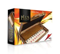 Cayro - Rummi Classic - Modello Elegante - + 8 - Divertente Gioco Da Tavolo - Ideale Per Bambini E Adulti - Valigetta E 4 Supporti In Legno - Da 2 A 4 Giocatori