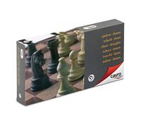 Cayro - Scacchi E Dama - + 7 Anni - Modello Grande E Magnetico - Gioco Da Tavolo Per Bambini E Adulti - Tavolo Pieghevole2 Giochi In 1 - Per 2 Giocatori