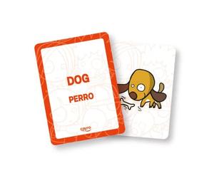 Cayro - Schede Flash Forme e Colori Imparare l'inglese - Divertenti carte flash per bambini - Imparare le prime parole in inglese - Con traduzione Parole in inglese - 50 flashcard