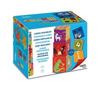 Cayro - Set Di 10 Cubi Impilabili - Multicolore - Per Bambini Da 1 Anno - Sviluppa La Coordinazione E Le Capacità Motorie - Materiale Sicuro E Resistente - Per Il Gioco In Famiglia