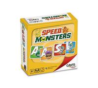 Cayro - Speed Monsters - Gioco Di Velocità E Memoria - Osserva Le Coincidenze Dei Mostri O Delle Lettere - Liberati Delle Tue Carte E Vinci - 2-6 Giocatori