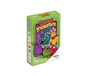 Cayro - Speed Monsters - Gioco Di Velocità E Memoria - Osserva Le Coincidenze Dei Mostri O Delle Lettere - Liberati Delle Tue Carte E Vinci - 2-6 Giocatori